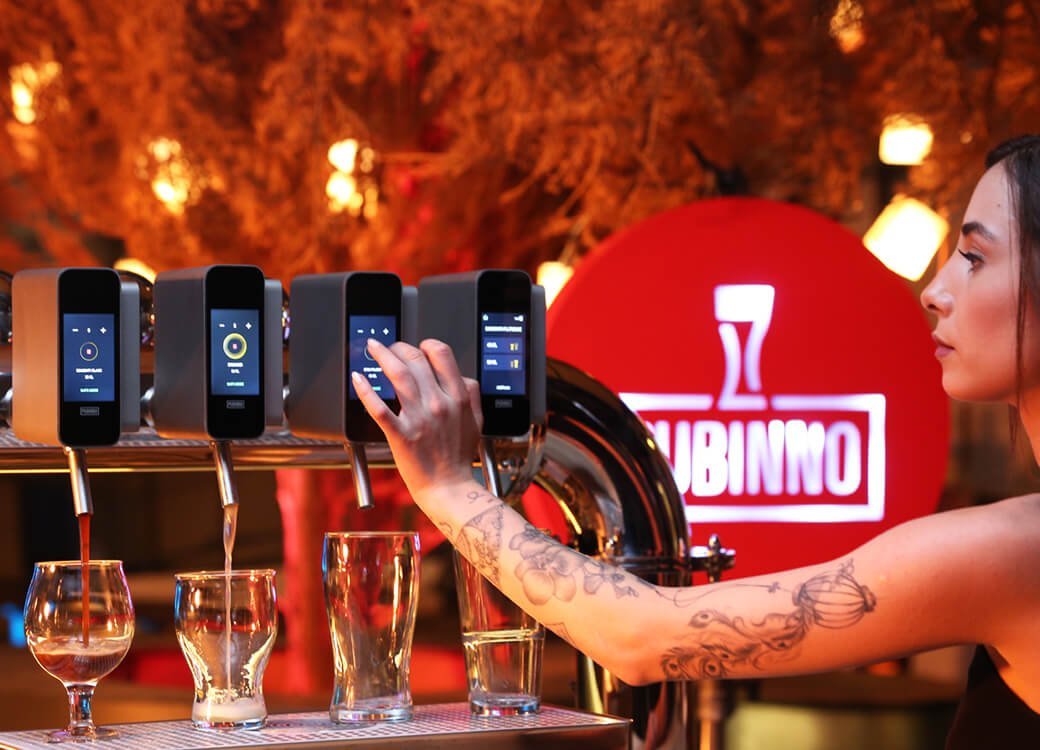 Automatic beer tap